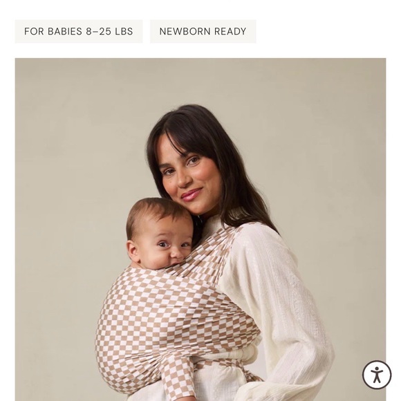 Solly baby- Almondine gingham tan - Picture 5 of 6